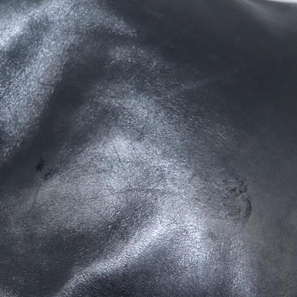 GUCCI Bamboo Shoulder Bag Leather Black Gold 001 3754 001 3754 - Picture 14 of 16